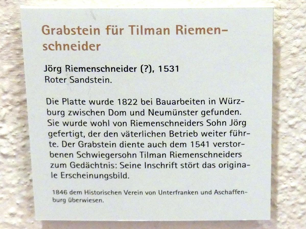 Tilman Riemenschneider (um 1460 Heiligenstadt - 1531 Würzburg), Bild 2/3