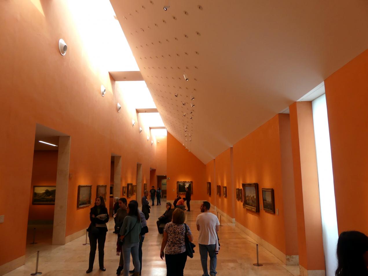 Madrid, Museo Thyssen-Bornemisza, Saal C, Galerie der Ansichten und Landschaften des 18. und 19. Jahrhunderts