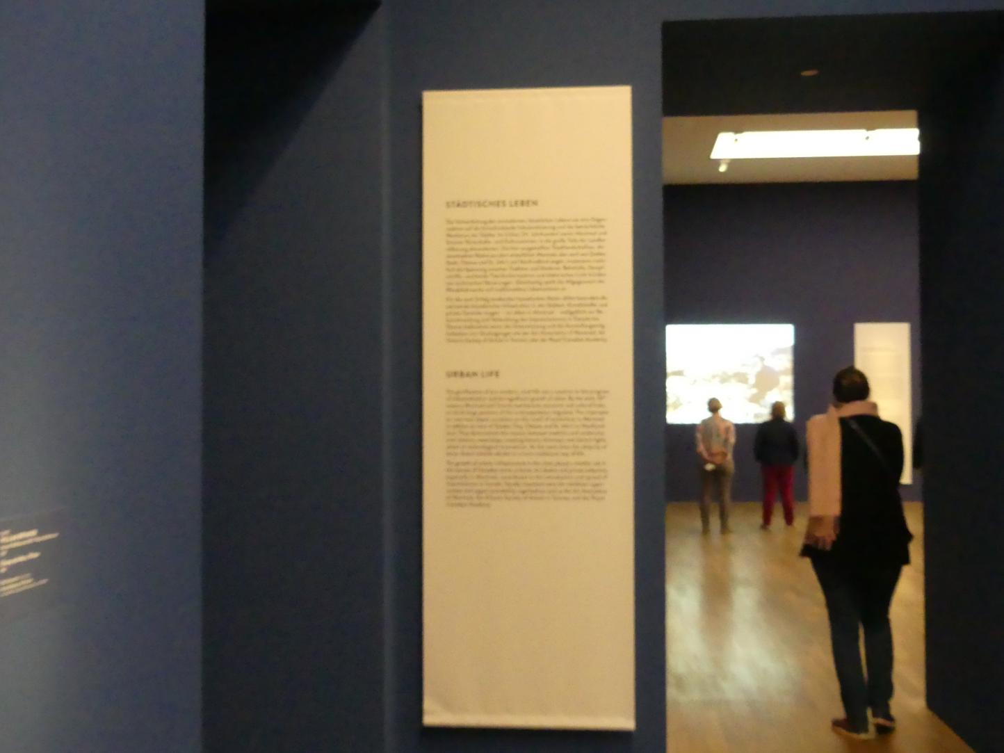 München, Kunsthalle, Ausstellung "Kanada und der Impressionismus" vom 19.07.-17.11.2019, Städtisches Leben, Bild 4/6