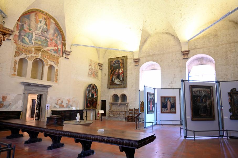 Gubbio, Pinacoteca Comunale im Palazzo dei Consoli, Obergeschoss Saal 4, Bild 1/2