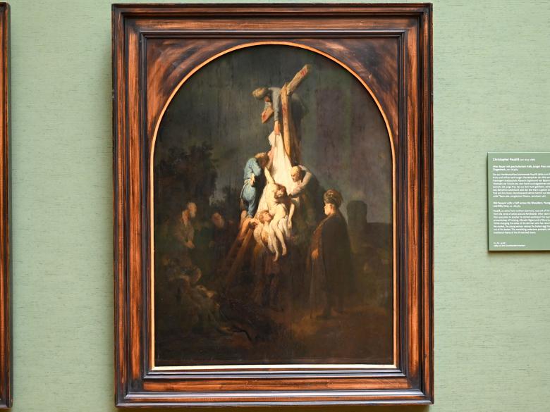Rembrandt (Rembrandt Harmenszoon van Rijn) (1627–1669), Kreuzabnahme Christi, München, Alte Pinakothek, Obergeschoss Saal IX, 1633