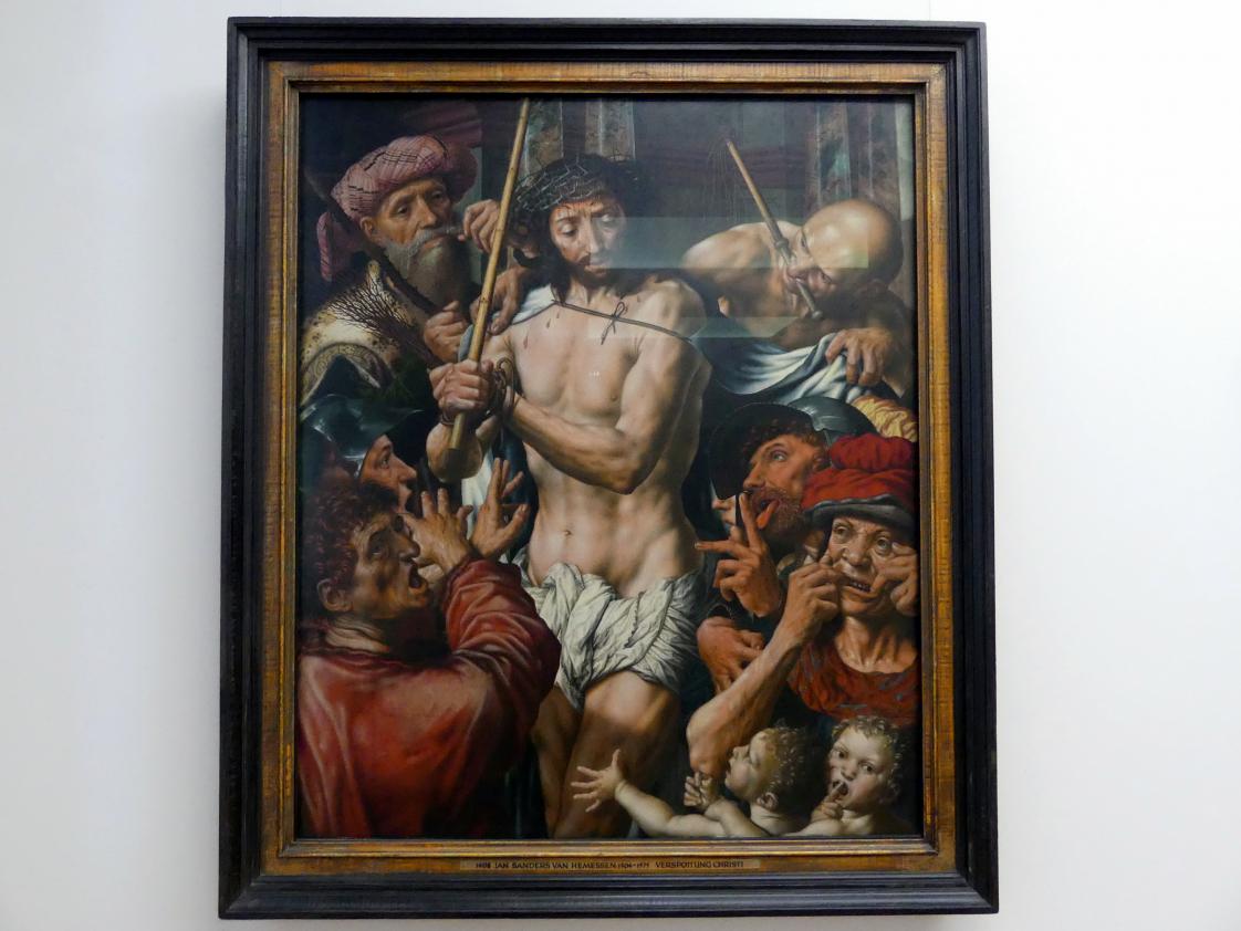 Jan Sanders van Hemessen (1530–1555), Verspottung Christi, München, Alte Pinakothek, Erdgeschoss Kabinett 1-3, 1544