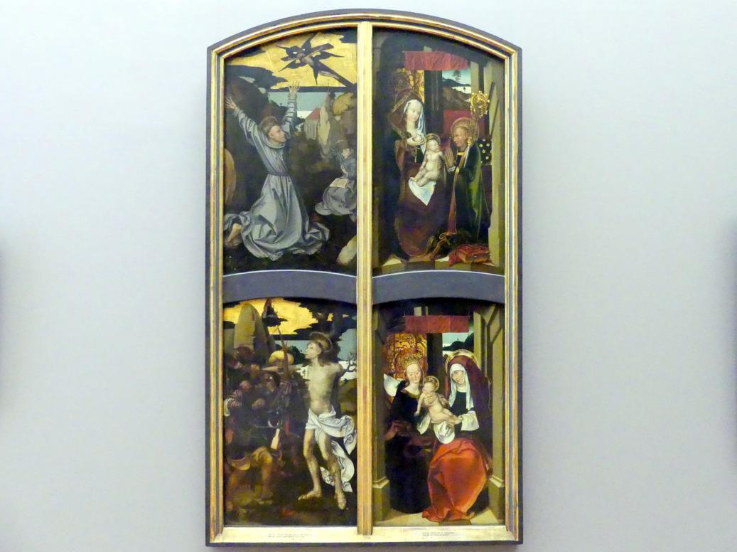 Hans Fries (1501–1512), Teile eines Altars, München, Alte Pinakothek, Erdgeschoss Saal IIb, 1501