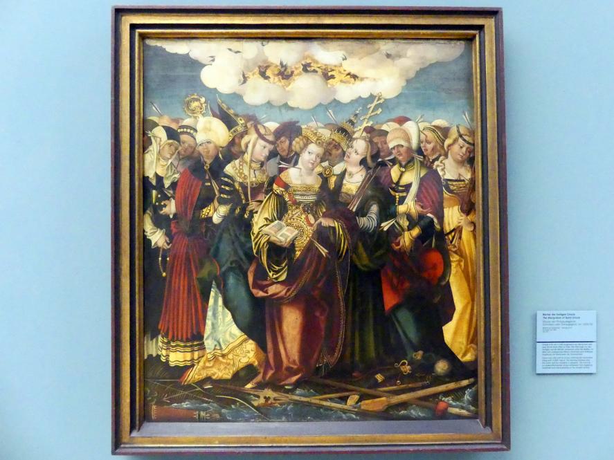 Meister der Philippuslegende (1525), Marter der heiligen Ursula, Nürnberg, Germanisches Nationalmuseum, Saal 113, um 1520–1530