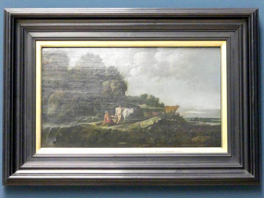 Moyses van Wtenbrouck (1625), Landschaft mit Merkur, Argus und Io, Nürnberg, Germanisches Nationalmuseum, Saal 124, Undatiert