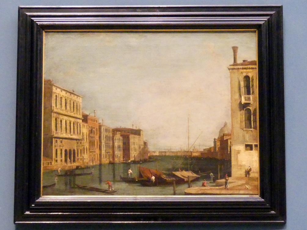 Giovanni Antonio Canal ("Canaletto") (1722–1765), Canal Grande am Campo San Vio, Nürnberg, Germanisches Nationalmuseum, Saal 129, 1740
