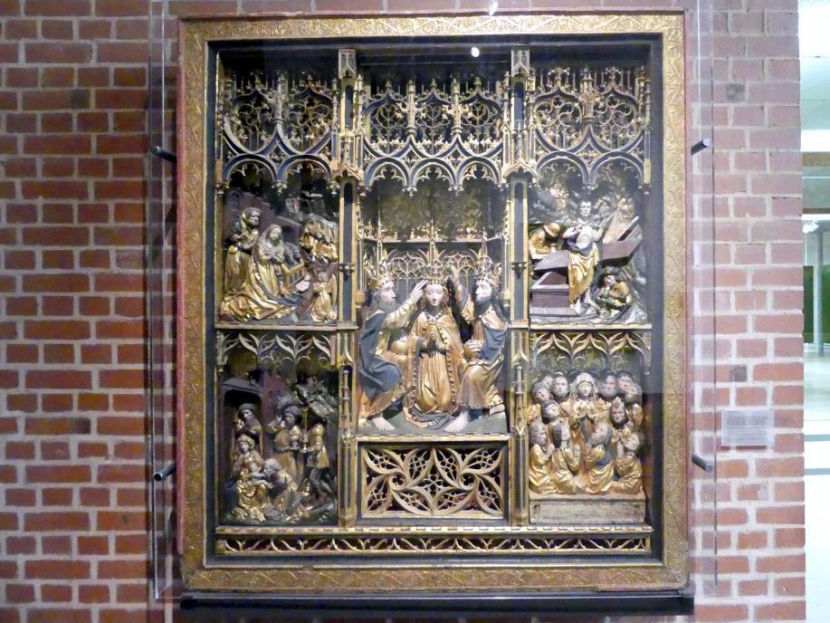 Altarschrein mit Marienkrönung, Nürnberg, Germanisches Nationalmuseum, Saal 39, um 1460