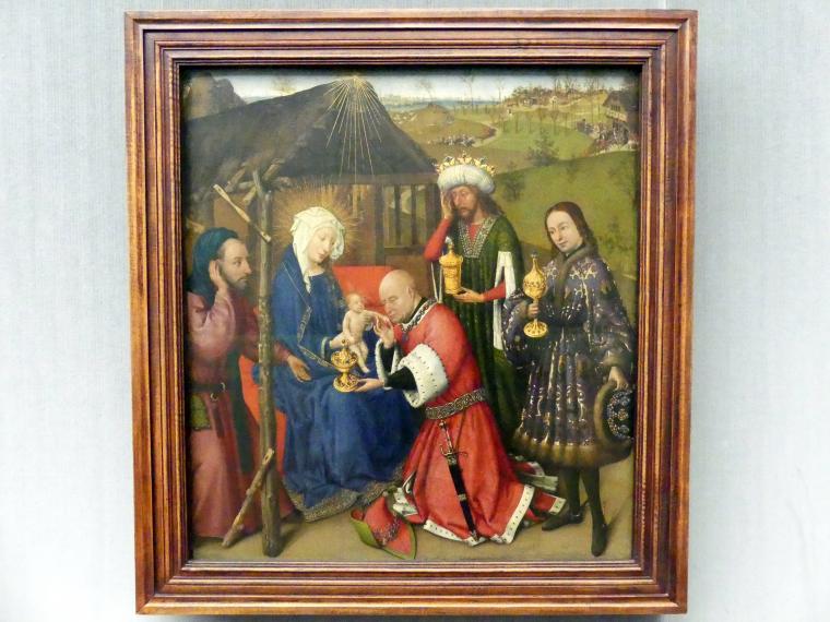 Jacques Daret (1434), Die Anbetung der Könige, Berlin, Gemäldegalerie ("Berliner Wunder"), Saal IV, 1434–1435