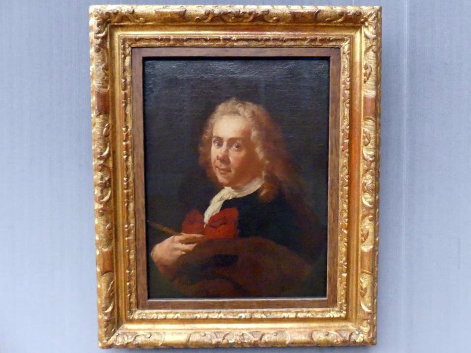Francesco Capella (Daggiù) (1757–1765), Bildnis eines Malers, Berlin, Gemäldegalerie ("Berliner Wunder"), Saal XII, um 1756–1758