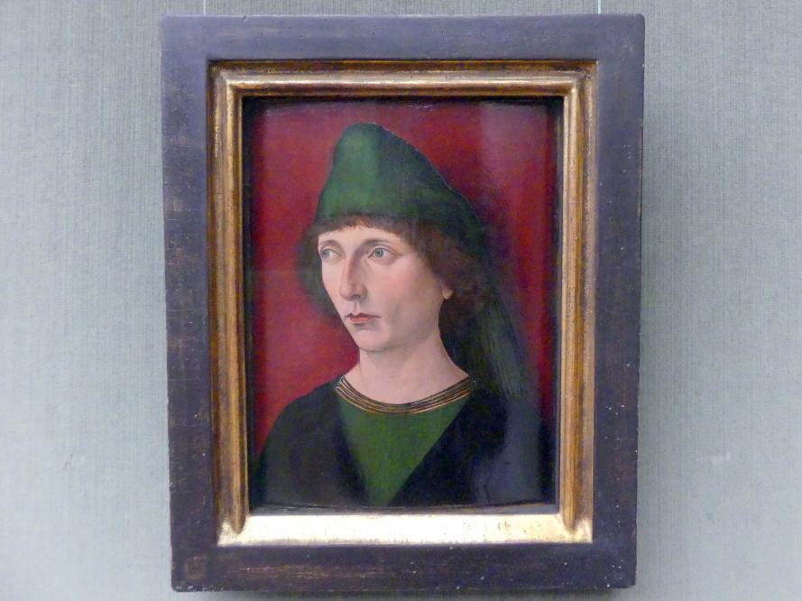 Portrait eines jungen Mannes, Berlin, Gemäldegalerie ("Berliner Wunder"), Kabinett 2, um 1480–1485