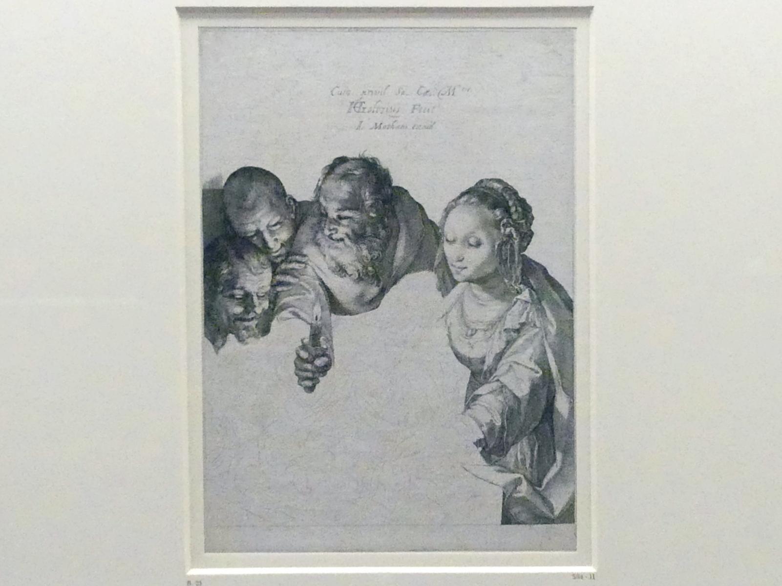 Hendrick Goltzius (1578–1616), Anbetung der Hirten, Berlin, Gemäldegalerie ("Berliner Wunder"), Kabinett 5, nach 1599