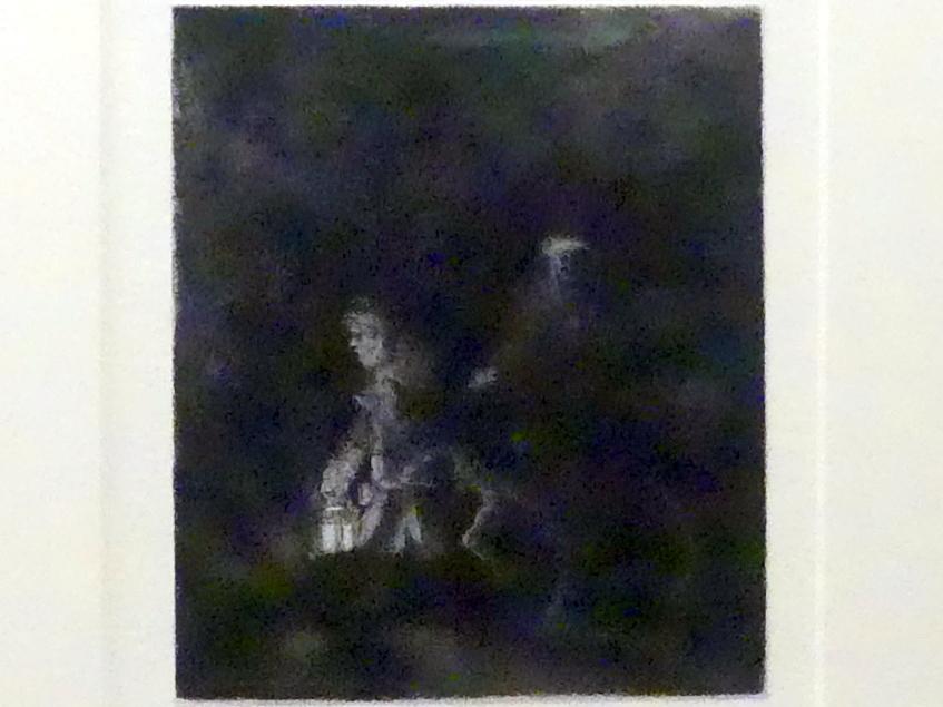 Rembrandt (Rembrandt Harmenszoon van Rijn) (1627–1669), Die Flucht nach Ägypten, Berlin, Gemäldegalerie ("Berliner Wunder"), Kabinett 5, 1651