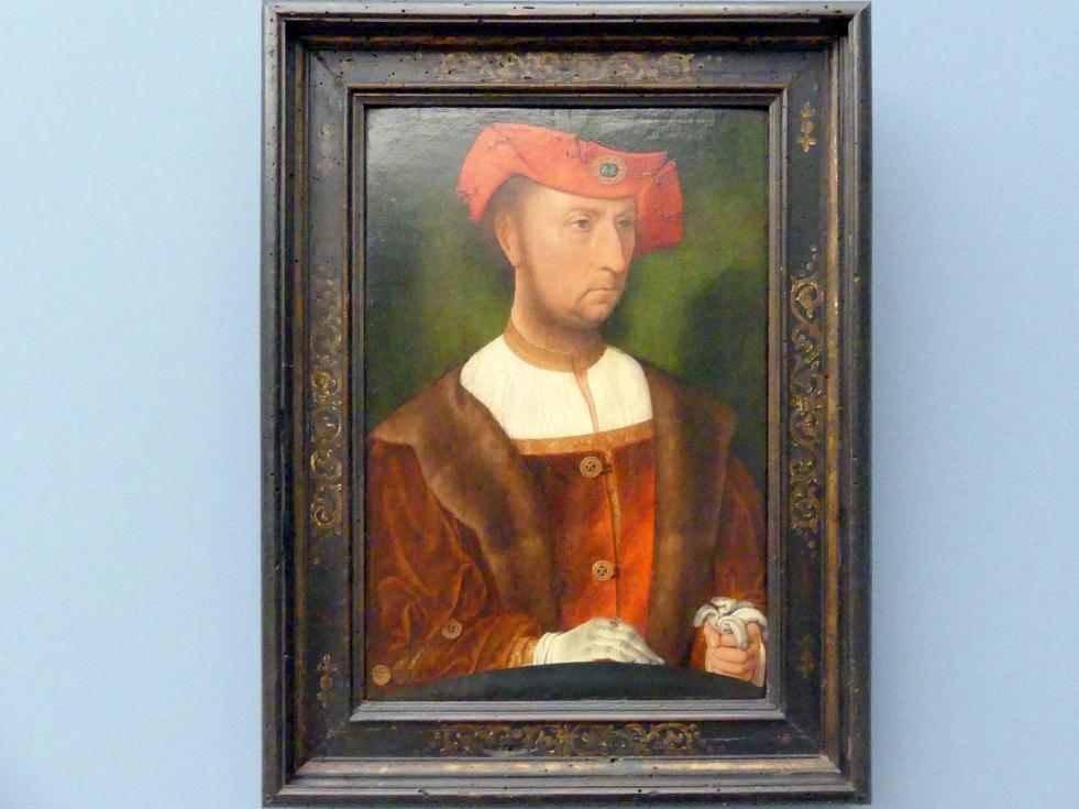 Jan Mostaert (1516–1522), Bildnis eines Mannes, Berlin, Gemäldegalerie ("Berliner Wunder"), Kabinett 6, um 1520