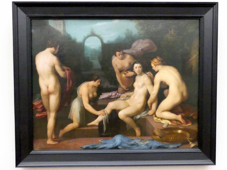 Cornelis van Haarlem (1588–1628), Bathseba im Bade, Berlin, Gemäldegalerie ("Berliner Wunder"), Kabinett 11, um 1617