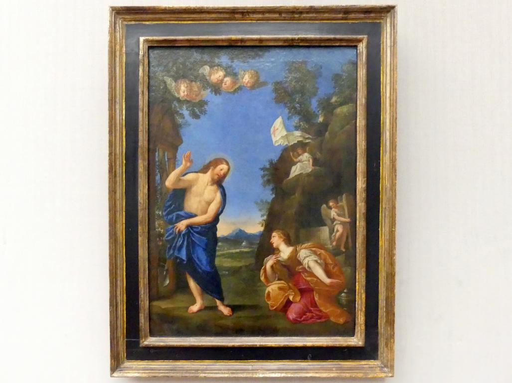 Francesco Albani (1599–1655), Der auferstandene Christus erscheint Maria Magdalena, Berlin, Gemäldegalerie ("Berliner Wunder"), Kabinett 26, nach 1644