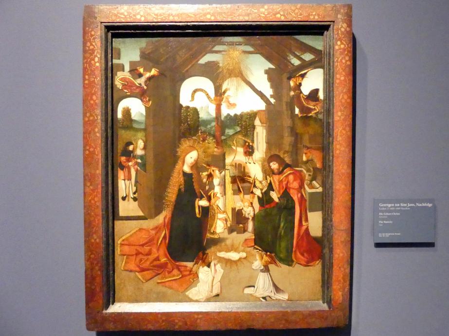 Geertgen tot Sint Jans (Nachfolger) (Undatiert), Die Geburt Christi, Berlin, Gemäldegalerie ("Berliner Wunder"), Wandelhalle, Undatiert