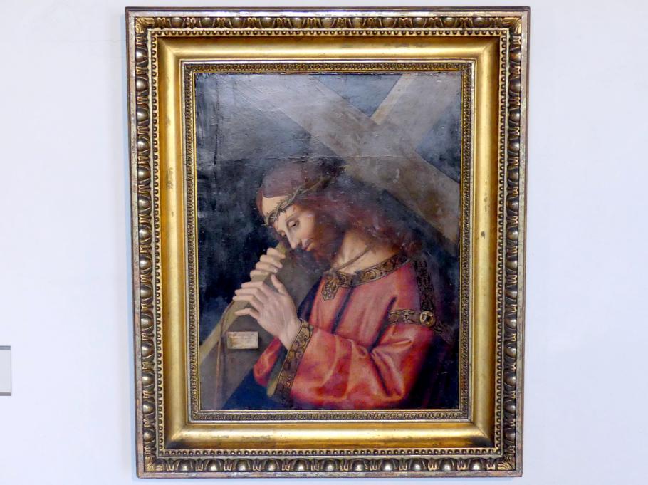 Marco Palmezzano (1500–1534), Kreuztragung Christi, Prag, Nationalgalerie im Palais Sternberg, 1. Obergeschoss, Saal 7, 1534, Bild 1/2