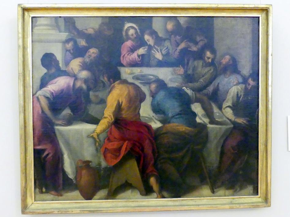Jacopo Palma der Jüngere (Palma il Giovane / Giacomo Negretti) (1597–1620), Das letzte Abendmahl, Prag, Nationalgalerie im Palais Sternberg, 2. Obergeschoss, Saal 6, Undatiert, Bild 1/2