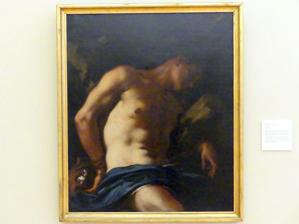 Johann Carl Loth (Carlotto) (1685–1698), Hl. Sebastian, Prag, Nationalgalerie im Palais Sternberg, 2. Obergeschoss, Saal 6, Undatiert, Bild 1/2