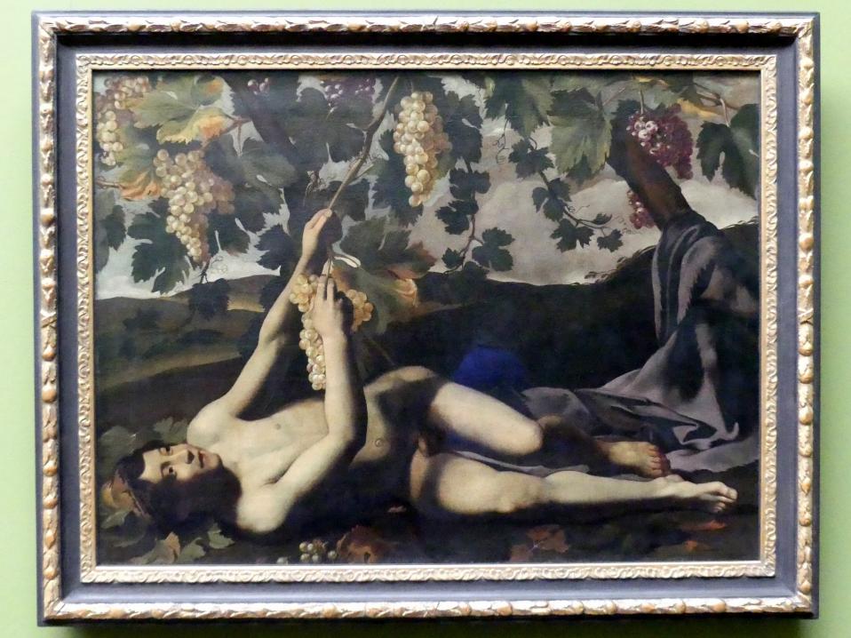Michelangelo Merisi da Caravaggio (Nachfolger) (1610), Der jugendliche Bacchus, Frankfurt am Main, Städel Museum, 2. Obergeschoss, Saal 11, um 1610, Bild 1/2