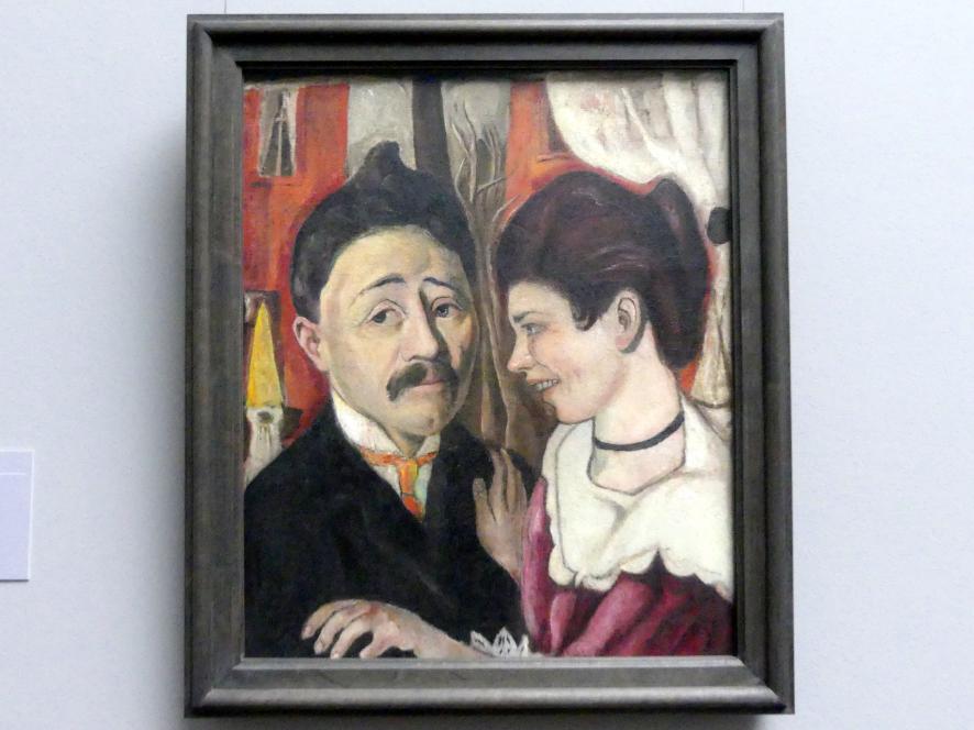 Max Beckmann (1905–1950), Bildnis Ehepaar Carl, Frankfurt am Main, Städel Museum, 1. Obergeschoss, Saal 9, 1918