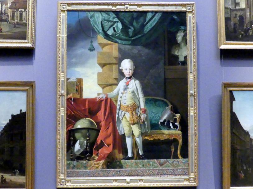 Johann Joseph Zoffany (1757–1783), Erzherzog Franz Joseph Karl, der spätere Kaiser Franz II./I. (1768-1835), im Alter von sieben Jahren, Wien, Kunsthistorisches Museum, Saal VII, 1774–1775
