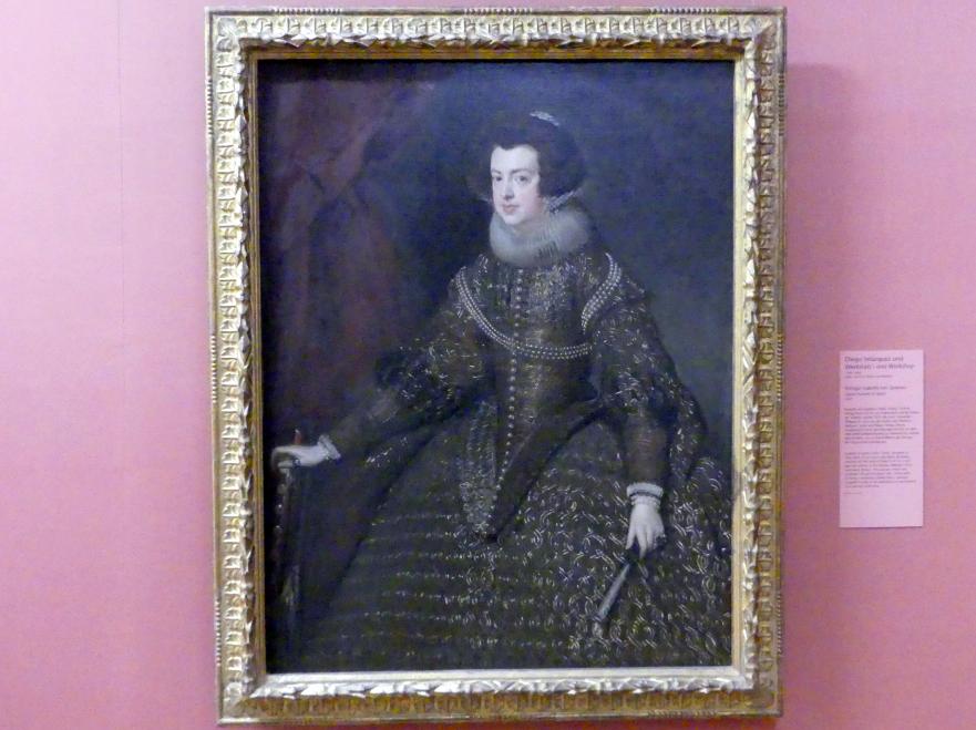 Diego Rodríguez de Silva y Velázquez (1618–1659), Königin Isabella von Spanien, Wien, Kunsthistorisches Museum, Kabinett 10, 1632