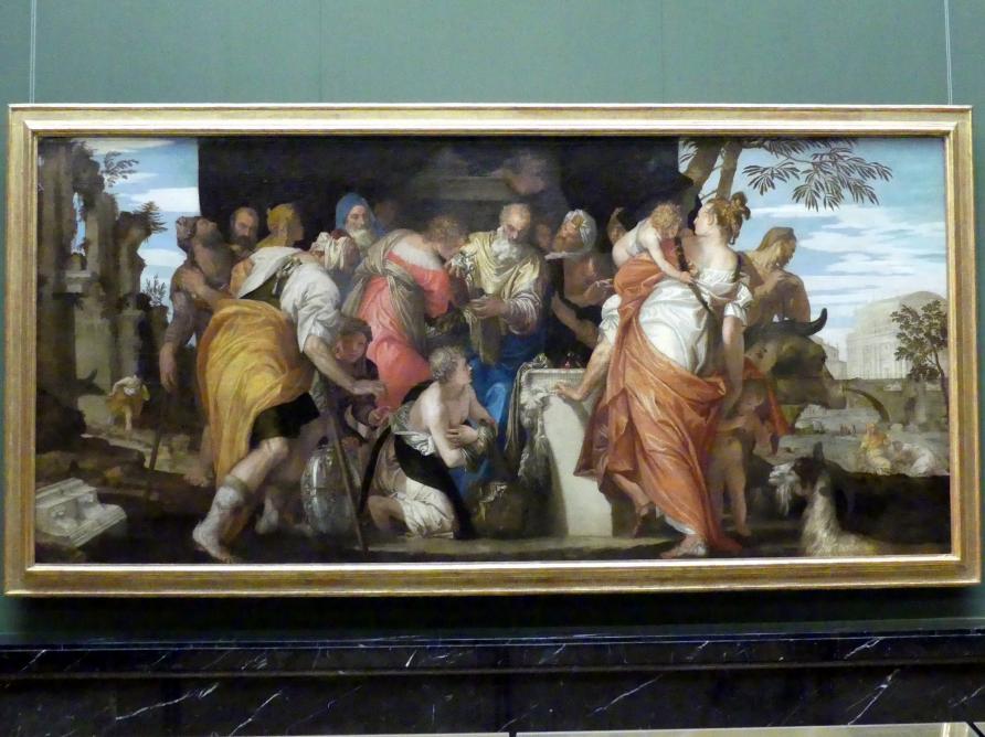 Paolo Caliari (Veronese) (1547–1587), Salbung Davids, Wien, Kunsthistorisches Museum, Saal XV, um 1555, Bild 1/2