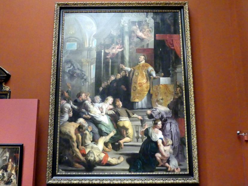 Peter Paul Rubens (1598–1640), Wunder des hl. Ignatius von Loyola, Antwerpen, ehem. Jesuitenkirche St. Karl Borromäus, jetzt Wien, Kunsthistorisches Museum, Saal XIV, um 1617–1618