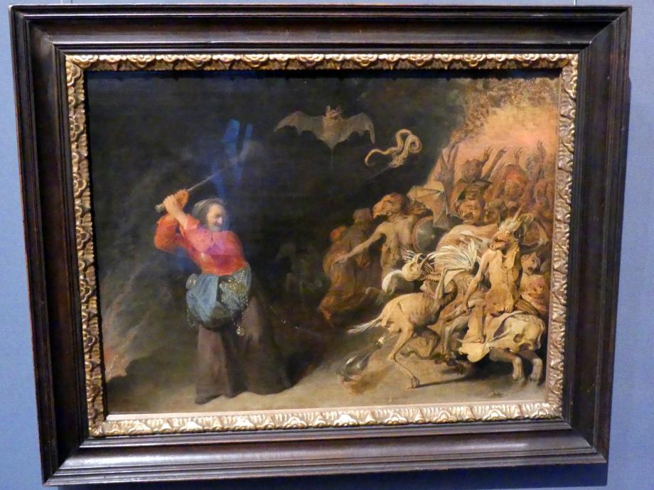 David Ryckaert III. (1649–1655), Die "Dulle Griet" unternimmt einen Raubzug vor der Hölle, Wien, Kunsthistorisches Museum, Kabinett 17, 1651–1659