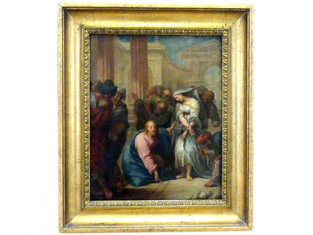 Gregorio Lazzarini (Undatiert), Christus und die Ehebrecherin, Linz, Oberösterreichisches Landesmuseum, Welt der Männer - Welt der Frauen, Undatiert