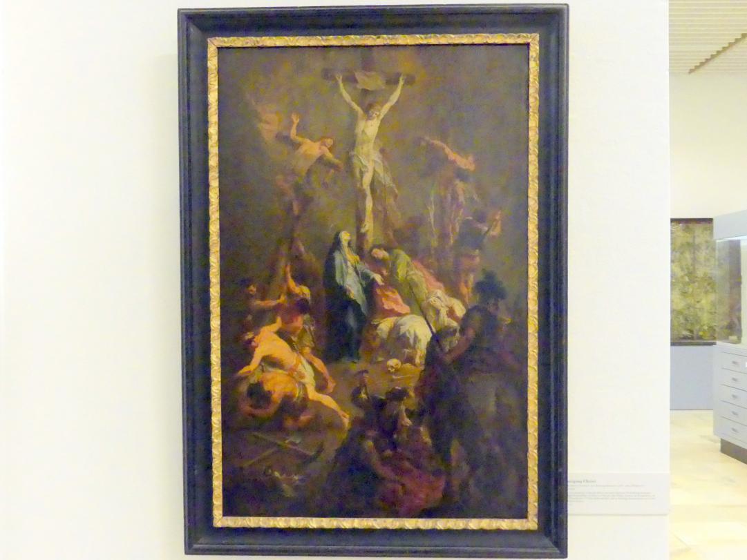 Martin Johann Schmidt (Kremser Schmidt) (Schüler) (1768–1783), Kreuzigung Christi, Linz, Oberösterreichisches Landesmuseum, Barocke Glaubenswelt, Undatiert
