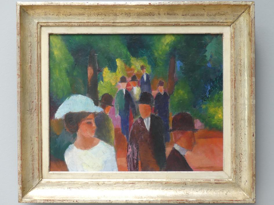 August Macke (1907–1914), Promenade, Stuttgart, Staatsgalerie, Internationale Malerei und Skulptur 2, 1914