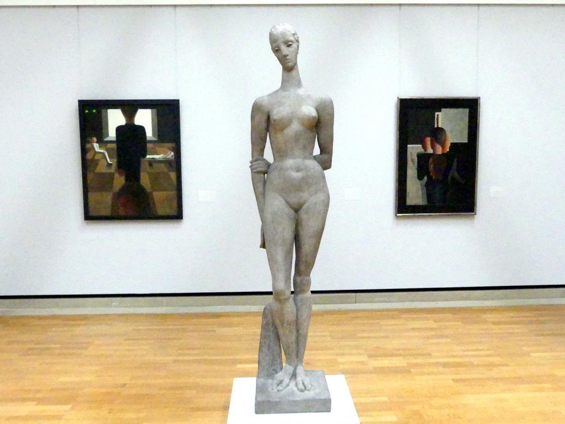 Wilhelm Lehmbruck (1909–1918), Die große Sinnende, Stuttgart, Staatsgalerie, Internationale Malerei und Skulptur 8, 1913–1914