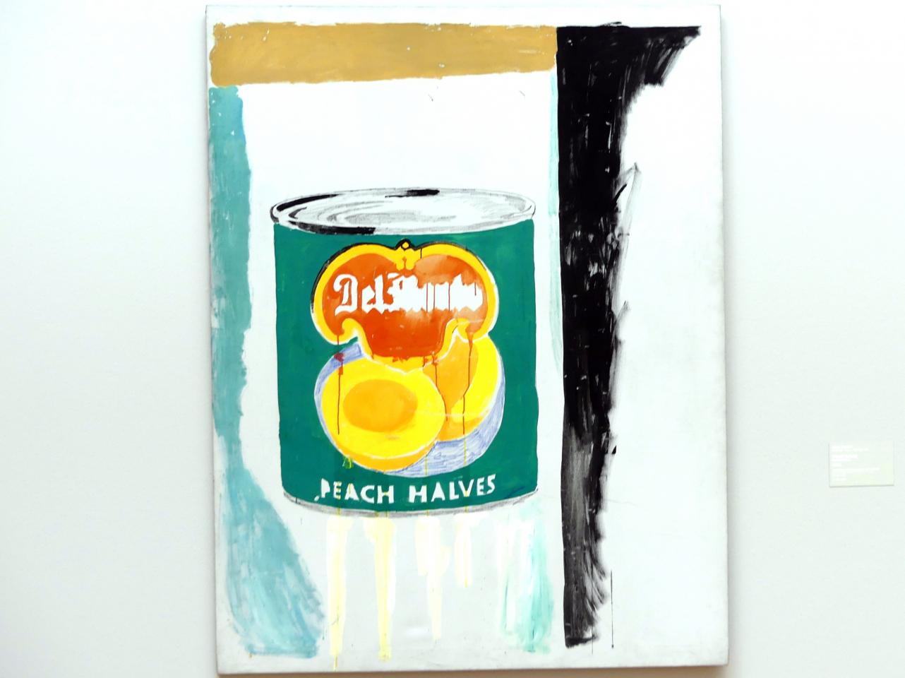 Andy Warhol (1956–1986), Peach Halves - Pfirsichhälften, Stuttgart, Staatsgalerie, Internationale Malerei und Skulptur 14, 1962