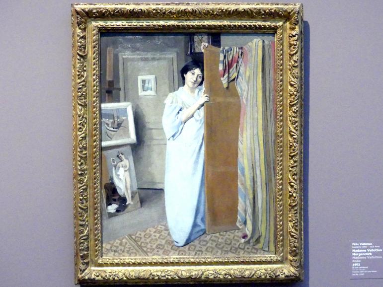 Félix Vallotton (1895–1921), Madame Vallotton im Morgenrock, Stuttgart, Staatsgalerie, Europäische Malerei und Skulptur 2, 1902