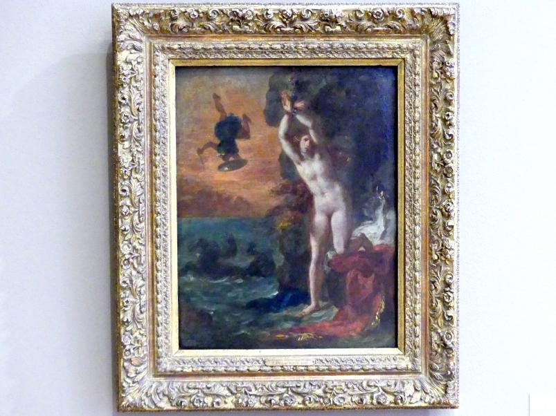 Eugène Delacroix (1820–1862), Perseus und Andromeda, Stuttgart, Staatsgalerie, Europäische Malerei und Skulptur 5, um 1853