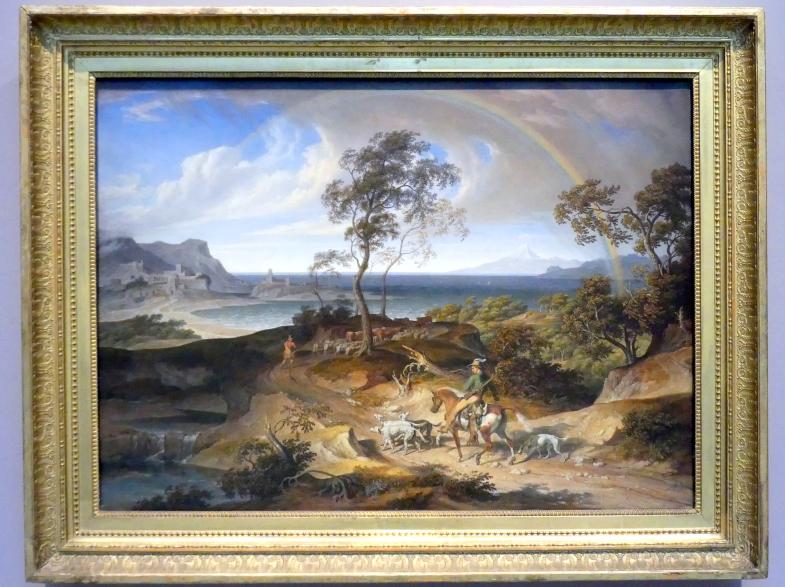 Joseph Anton Koch (1796–1835), Landschaft nach einem Gewitter, Stuttgart, Staatsgalerie, Europäische Malerei und Skulptur 9, um 1830