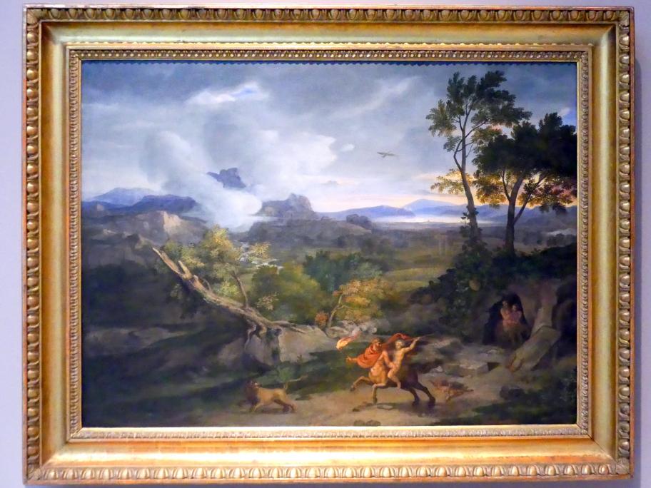 Gottlieb Schick (1798–1810), Südliche Landschaft mit der Erziehung Achills, Stuttgart, Staatsgalerie, Europäische Malerei und Skulptur 9, 1807–1808