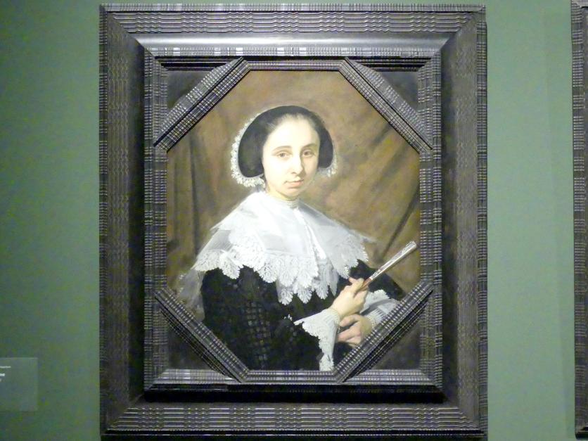 Frans Hals (1616–1664), Bildnis einer Dame, Stuttgart, Staatsgalerie, Niederländische Malerei 4, 1633–1635