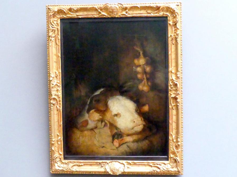 Christopher Paudiß (1657–1663), Stillleben mit zwei Kalbsköpfen, Dresden, Gemäldegalerie Alte Meister, 2. OG: Stillleben, 1658