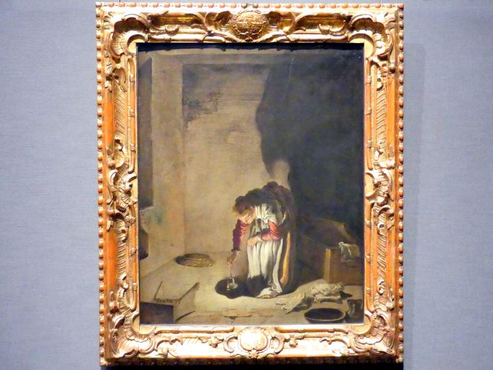 Domenico Fetti (1613–1622), Das Gleichnis vom verlorenen Groschen, Dresden, Gemäldegalerie Alte Meister, 1. OG: Italienische Malerei 17. Jahrhundert, um 1618–1622