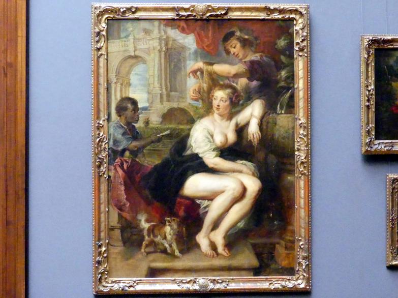 Peter Paul Rubens (1598–1640), Bathseba am Springbrunnen, Dresden, Gemäldegalerie Alte Meister, 1. OG: Historienmalerei, um 1635