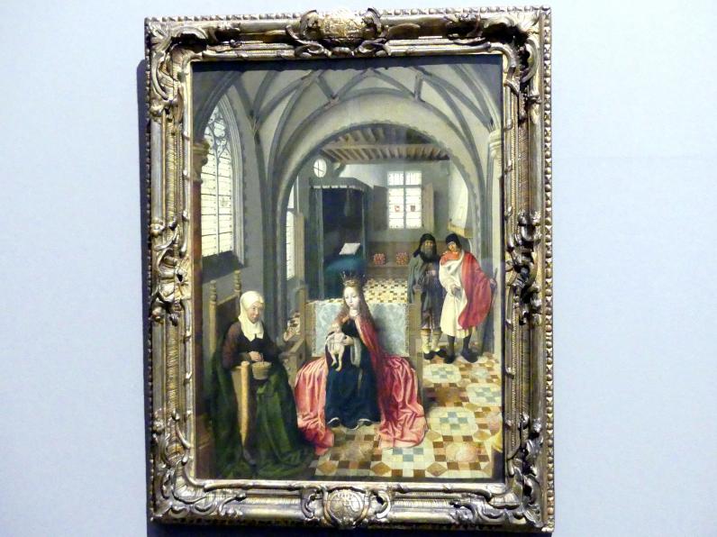 Heilige Familie im Gemach mit Anna und Joachim, Dresden, Gemäldegalerie Alte Meister, EG: Altäre und Andachtsbilder, um 1500