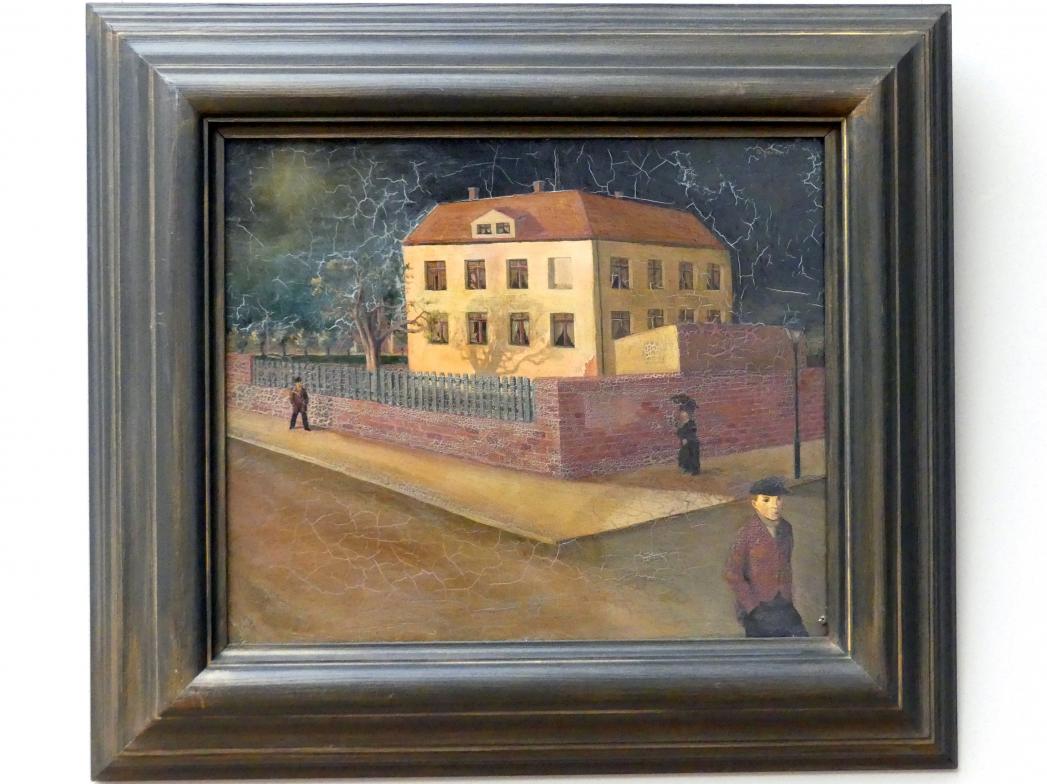 Wilhelm Lachnit (1922–1945), Haus im Gewitter, Dresden, Albertinum, Galerie Neue Meister, 2. Obergeschoss, Saal 15, 1922