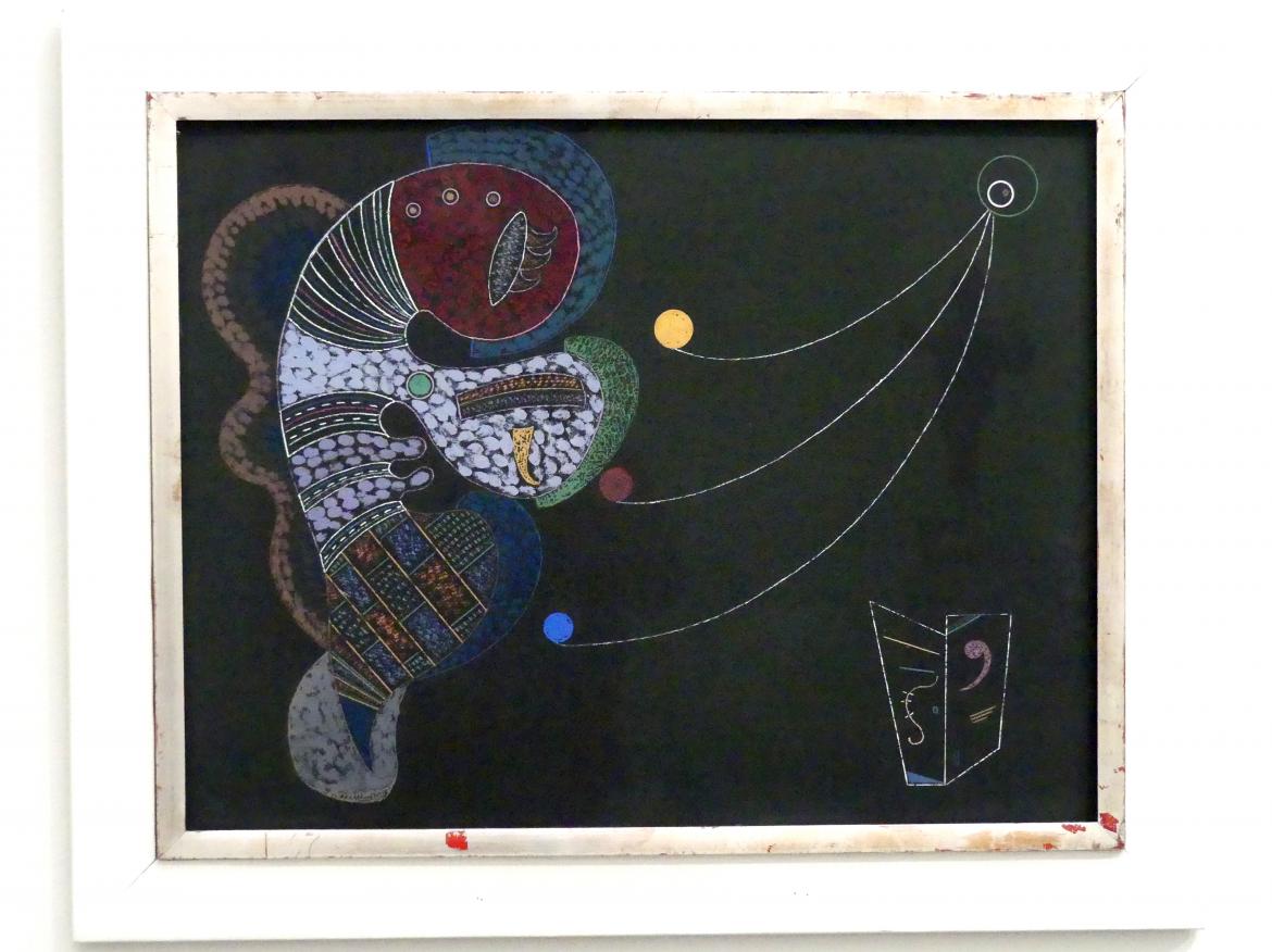 Wassily Kandinsky (1900–1943), Le gros et le mince - Großes und Winziges, München, Pinakothek der Moderne, Saal 12, 1937