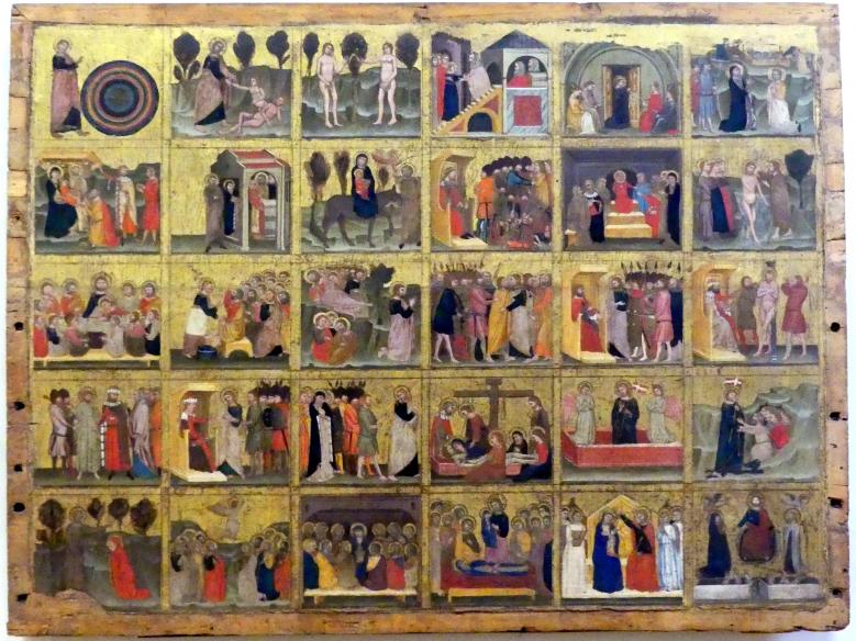 Dreißig Szenen aus der Bibel, Verona, Kloster Santa Caterina alla Ruota, jetzt Verona, Museo di Castelvecchio, Saal 9, 2. Viertel 14. Jhd.