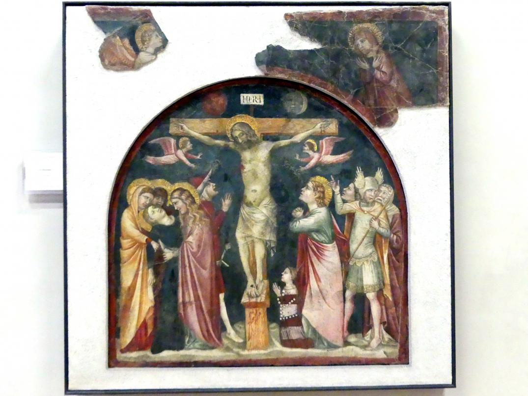 Turone di Maxio (1360–1375), Kreuzigung, Verona, Museo di Castelvecchio, Saal 9, 2. Hälfte 14. Jhd.