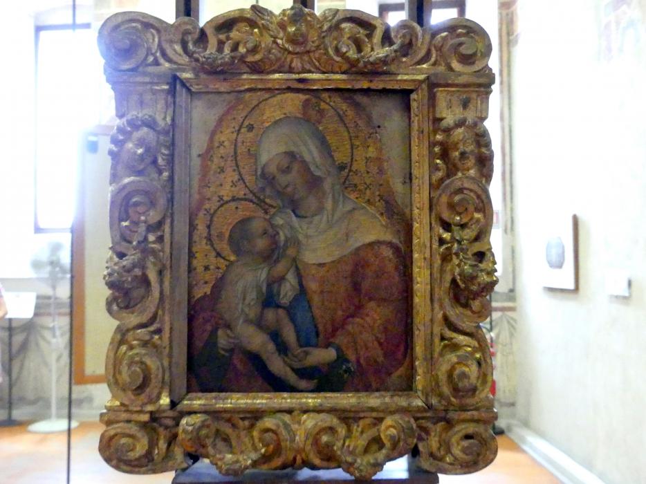 Michele Giambono (1430), Stillende Madonna - Madonna allattante, Verona, Museo di Castelvecchio, Saal 10, Undatiert