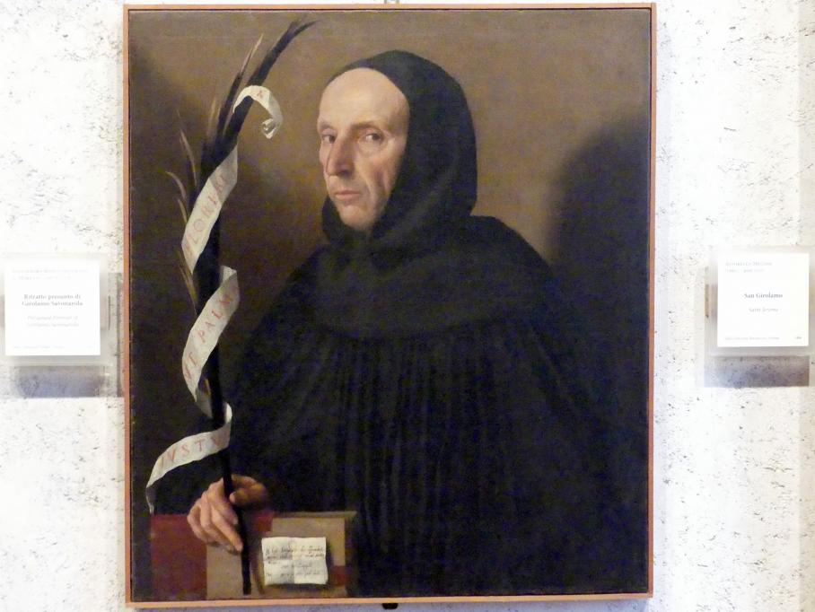 Alessandro Bonvicino (Moretto) (1517–1554), Bildnis eines Geistlichen, Verona, Museo di Castelvecchio, Saal 21, 1524